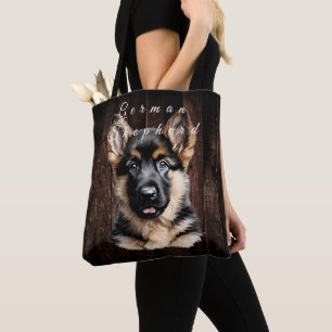 Duitse herder puppy Canvas tas