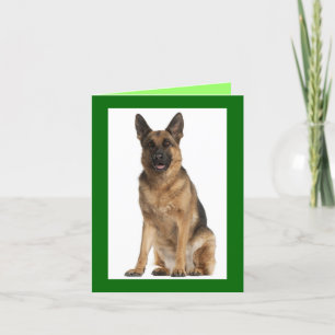 Duitse Herder Puppy Dog Blank Note Kaart