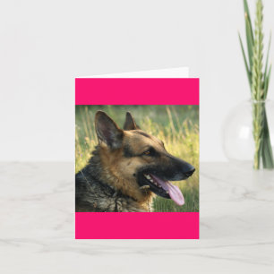 Duitse Herder Puppy Dog Blank Note Kaart