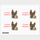 Duitse Herder Puppy Dog Stickers / labels (Vel)