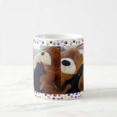 Duitse Herder Puppy & Giant Teddybeer, ZKA Koffiemok (Center)