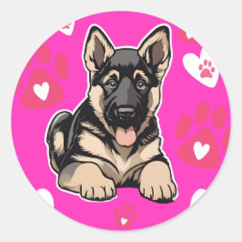 Duitse herder puppy Stickers
