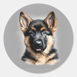 Duitse herder puppy Stickers
