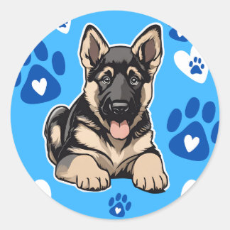 Duitse herder puppy Stickers