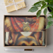Duitse herder schilderij Tissuepapier (Geschenk)