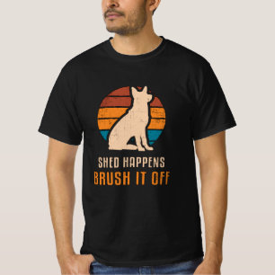 Duitse Herder Shed Happens Dog  Grappig T-shirt