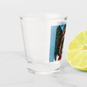 Duitse Herder Shot Glas (Links)