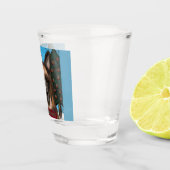 Duitse Herder Shot Glas (Rechts)