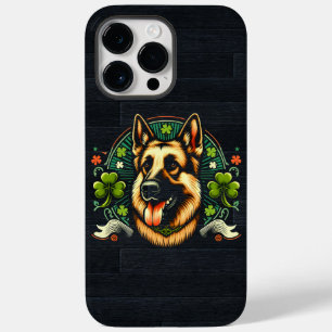 Duitse herder St Patrick's Day herder hond cadeau Case-Mate iPhone 14 Pro Max Hoesje