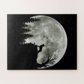 Duitse herder staande op berg Halloween Legpuzzel (Horizontaal)