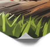 Duitse herder sterkte en hart poster (Hoek)