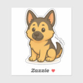 Duitse Herder Sticker (Vel)