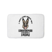 Duitse herder Stickers - Ik geef alleen om mijn GE Badmat (Voorkant)