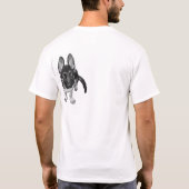 Duitse herder t-shirt (Achterkant)