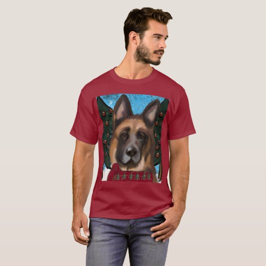 Duitse Herder T-shirt (Voorkant volledig)