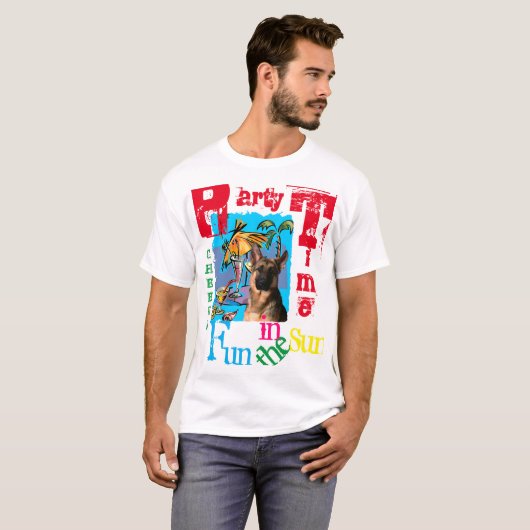 Duitse Herder T-shirt (Voorkant volledig)