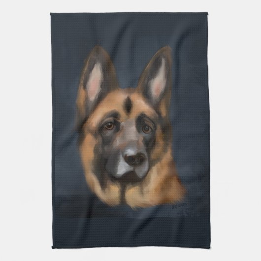 DUITSE HERDER THEEDOEK (Verticaal)