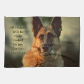 Duitse herder theedoek (Horizontaal)