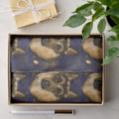 Duitse Herder   Tissuepapier (Geschenk)