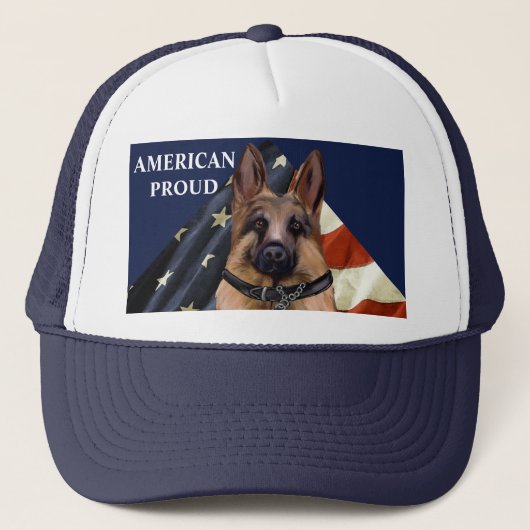 Duitse Herder      Trucker Pet (Voorkant)