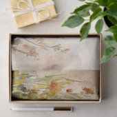 Duitse herder tussen wilde bloemen ontkoppeling tissuepapier (Geschenk)