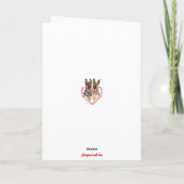 Duitse Herder Valentijnsdag Liefde Hart Custom Feestdagen Kaart (Achterkant)