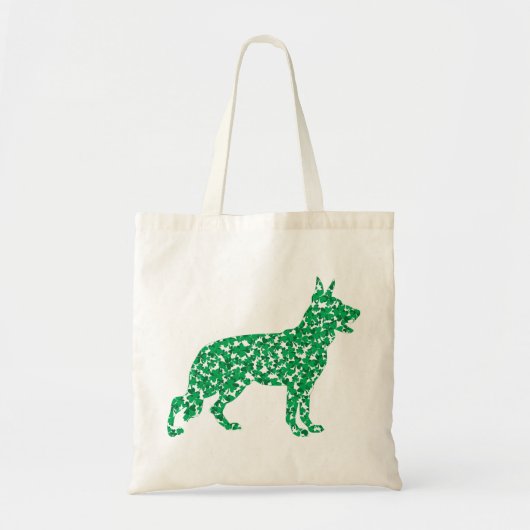 Duitse herder van Shamrocks Tote Bag (Voorkant)