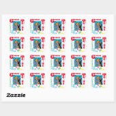 Duitse Herder Vierkante Sticker (Vel)