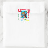 Duitse Herder Vierkante Sticker (Tas)