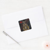 Duitse Herder Vierkante Sticker (Envelop)
