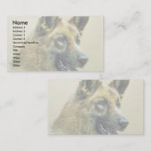 Duitse herder visitekaartje (Voorkant / Achterkant)