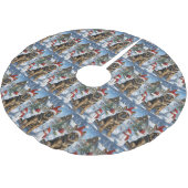 Duitse herder Winter Wonderland Christmas Joy Kerstboom Rok (Gekanteld)