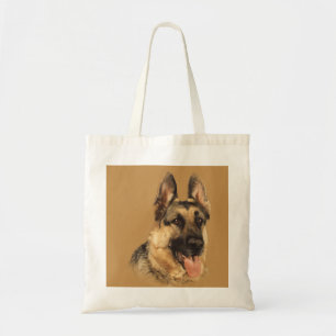 Duitse herder Zeer handige Canvas tas