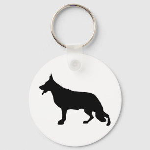 Duitse Herder zwart Sleutelhanger