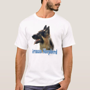 Duitse Herder (zwart/tan) Naam T-shirt