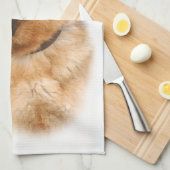 Duitse herderhond theedoek (Quarter Fold)