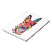 Duitse herderkleur notitieblok (Gedraaid)