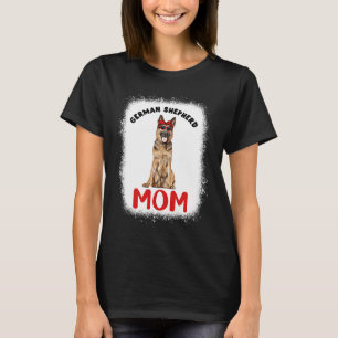 Duitse herdermoeder mama Dog Owner Bleaching Women T-shirt