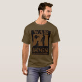 Duitse herderoorlog Honden T-shirt (Voorkant volledig)