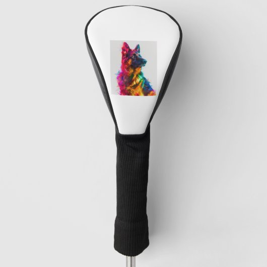 Duitse herders in Prism Perfection Golfheadcover (Voorkant)