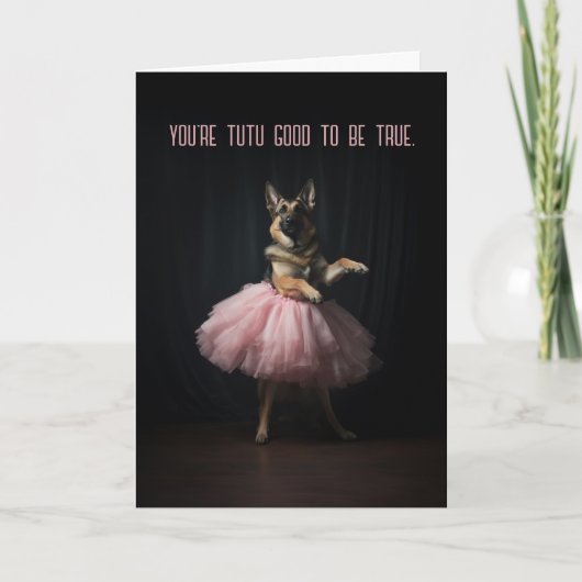 Duitse Herders Valentijnsdag Kaart (Voorkant)