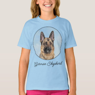 Duitse herderschildering - Kute Original Dog Art T T-shirt