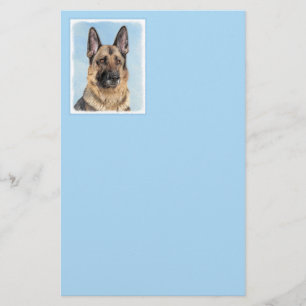 Duitse herderschilderkunst - Kute Original Dog Art Briefpapier