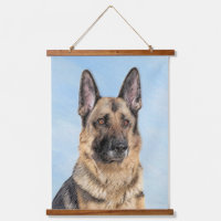 Duitse herderschilderkunst - Kute Original Dog Art