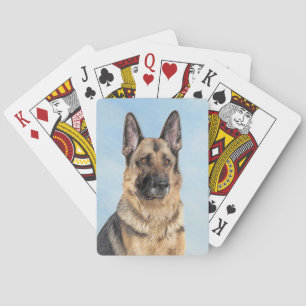 Duitse herderschilderkunst - Kute Original Dog Art Pokerkaarten