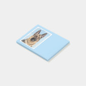 Duitse herderschilderkunst - Kute Original Dog Art Post-it® Notes (Schuin)