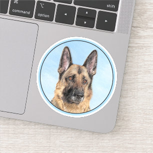 Duitse herderschilderkunst - Kute Original Dog Art Sticker