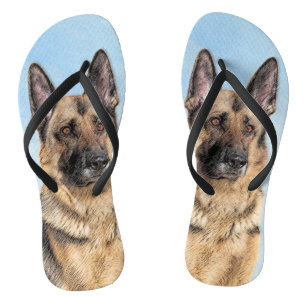 Duitse herderschilderkunst - Kute Original Dog Art Teenslippers