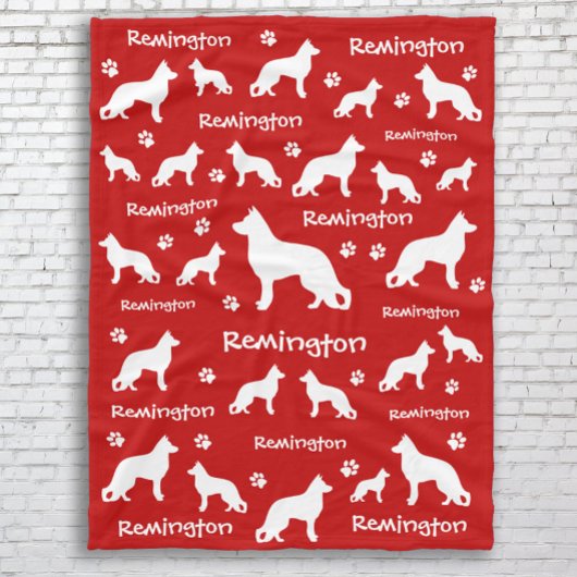 Duitse herdersdeken | Loyaal & liefdevol cadeau Fleece Deken