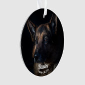 Duitse herdersherdenkingsmonument ornament (voorkant)